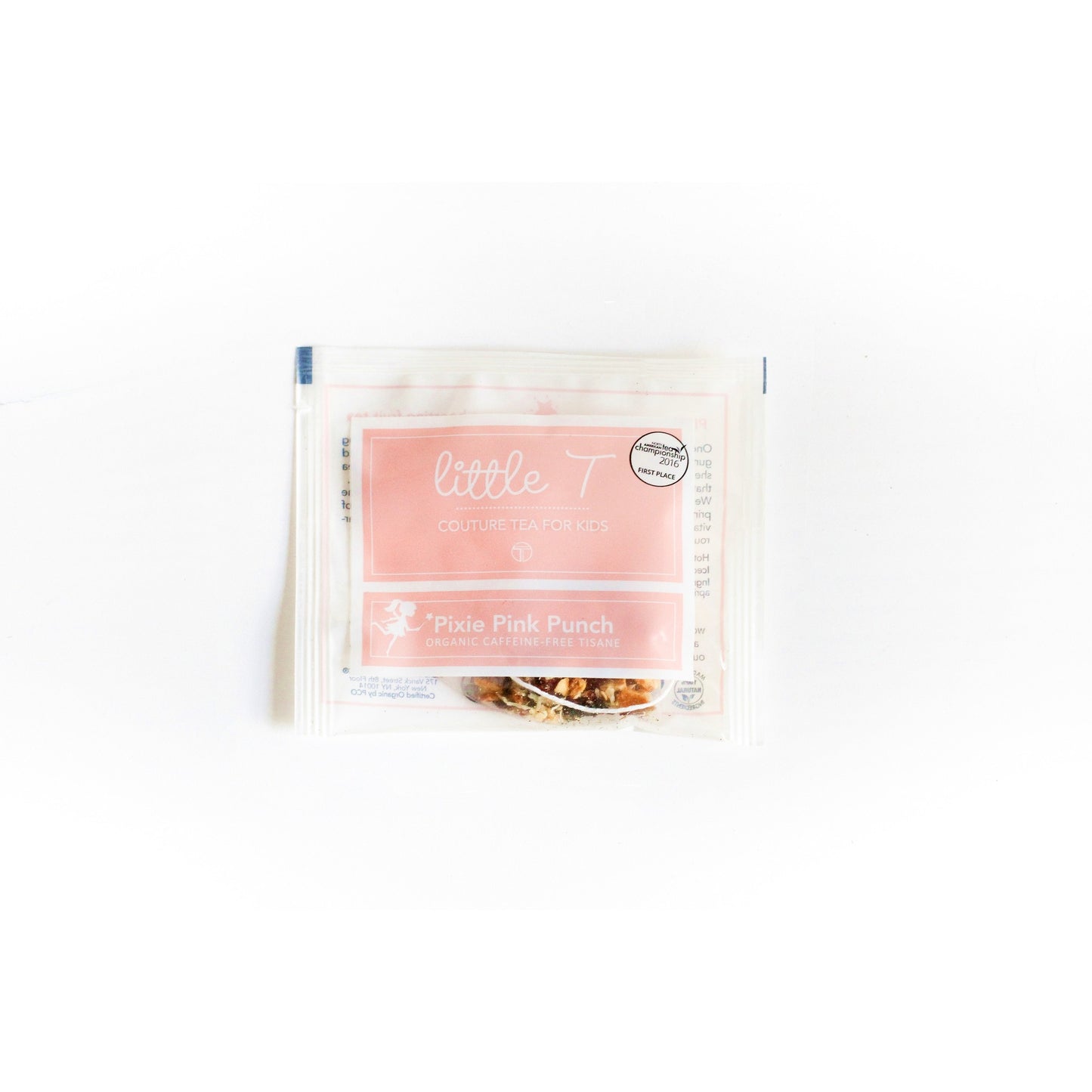 Organic Fruit Tea  <br> PIXIE PINK PUNCH  <br> Tea Sachets, TEA SACHETS, Little T, Big T NYC