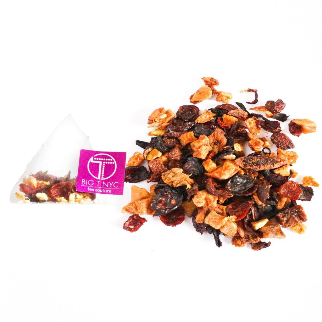 Organic Fruit Tea  <br> PIXIE PINK PUNCH  <br> Tea Sachets, TEA SACHETS, Little T, Big T NYC