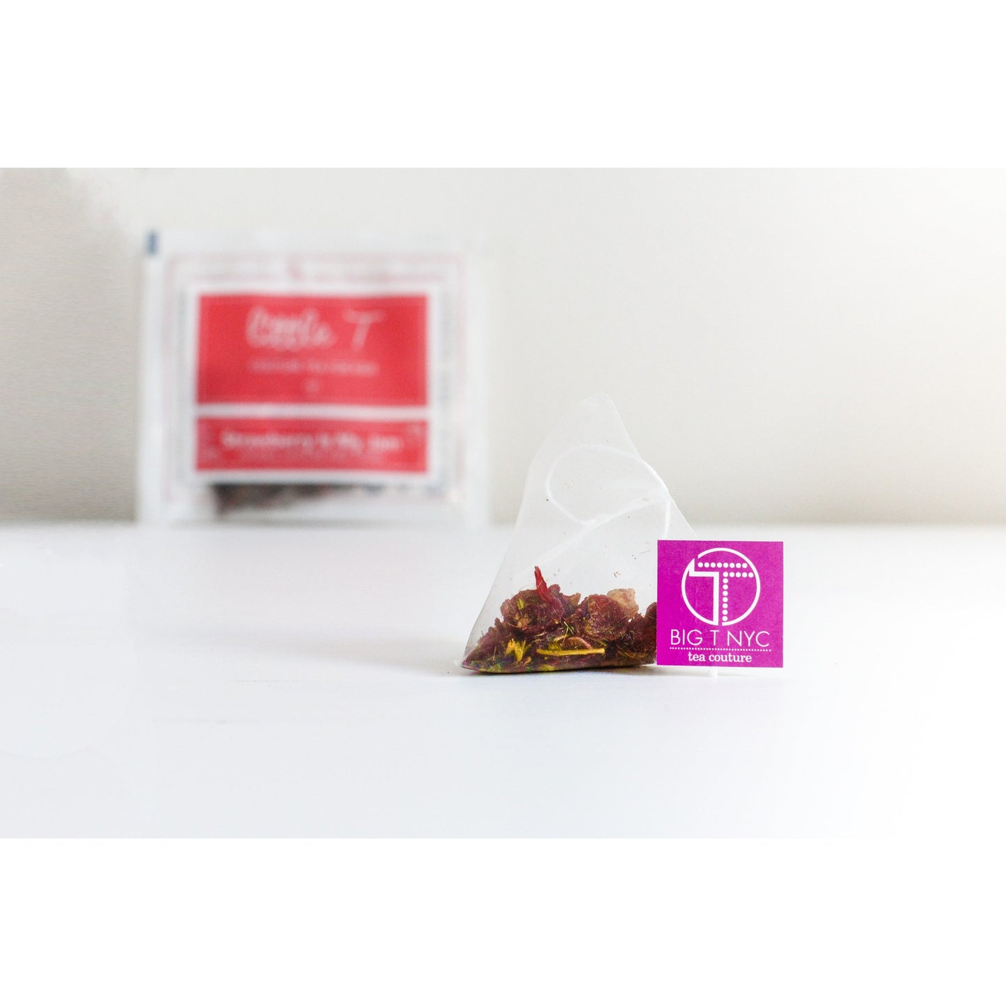 Organic Fruit Tea  <br> STRAWBERRY IS MY JAM <br> Tea Sachets, TEA SACHETS, Little T, Big T NYC