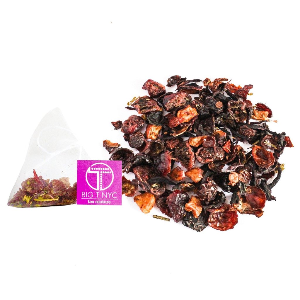 Organic Fruit Tea  <br> STRAWBERRY IS MY JAM <br> Tea Sachets, TEA SACHETS, Little T, Big T NYC