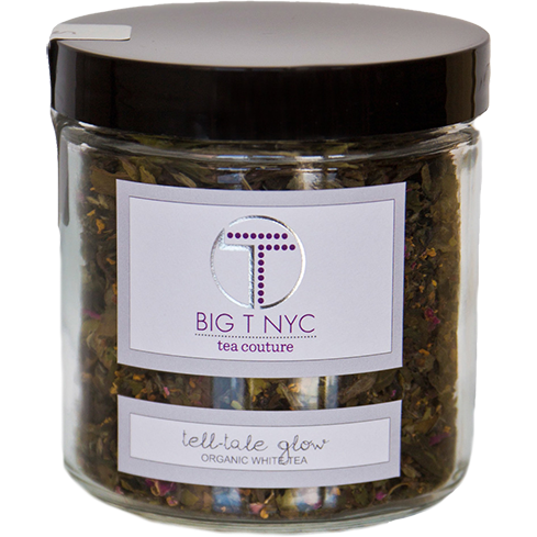 Organic White Tea <br> TELL-TALE GLOW <br> Beauty Tea, Loose Leaf, Big T NYC, Big T NYC